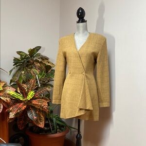 Chic Mustard Yellow Blazer